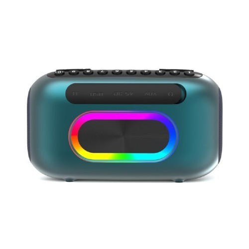 ΡΑΔΙΟΦΩΝΟ AKAI APR 700 TURQUOISE RGB LED ME BLUETOOTH